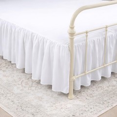Krishna Ruffled Bed Skirt Split Corners Queen 100 Microfiber Hotel Quality 15