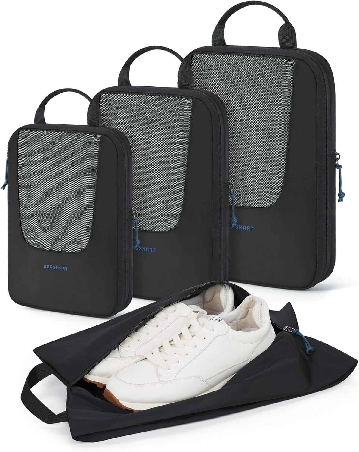 BAGSMART Compression Packing Cubes for Travel, 6/5/4set Lightweight Packing Orga gallery