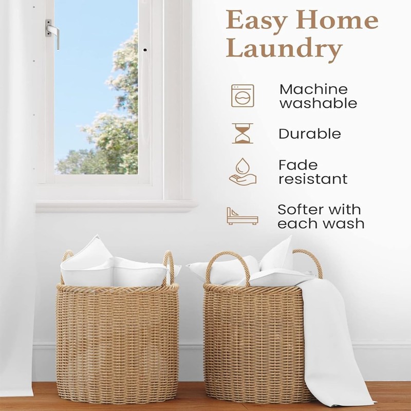 Split Top King Sheets Sets for Adjustable Beds - 100% Natural Cotton Split He... gallery