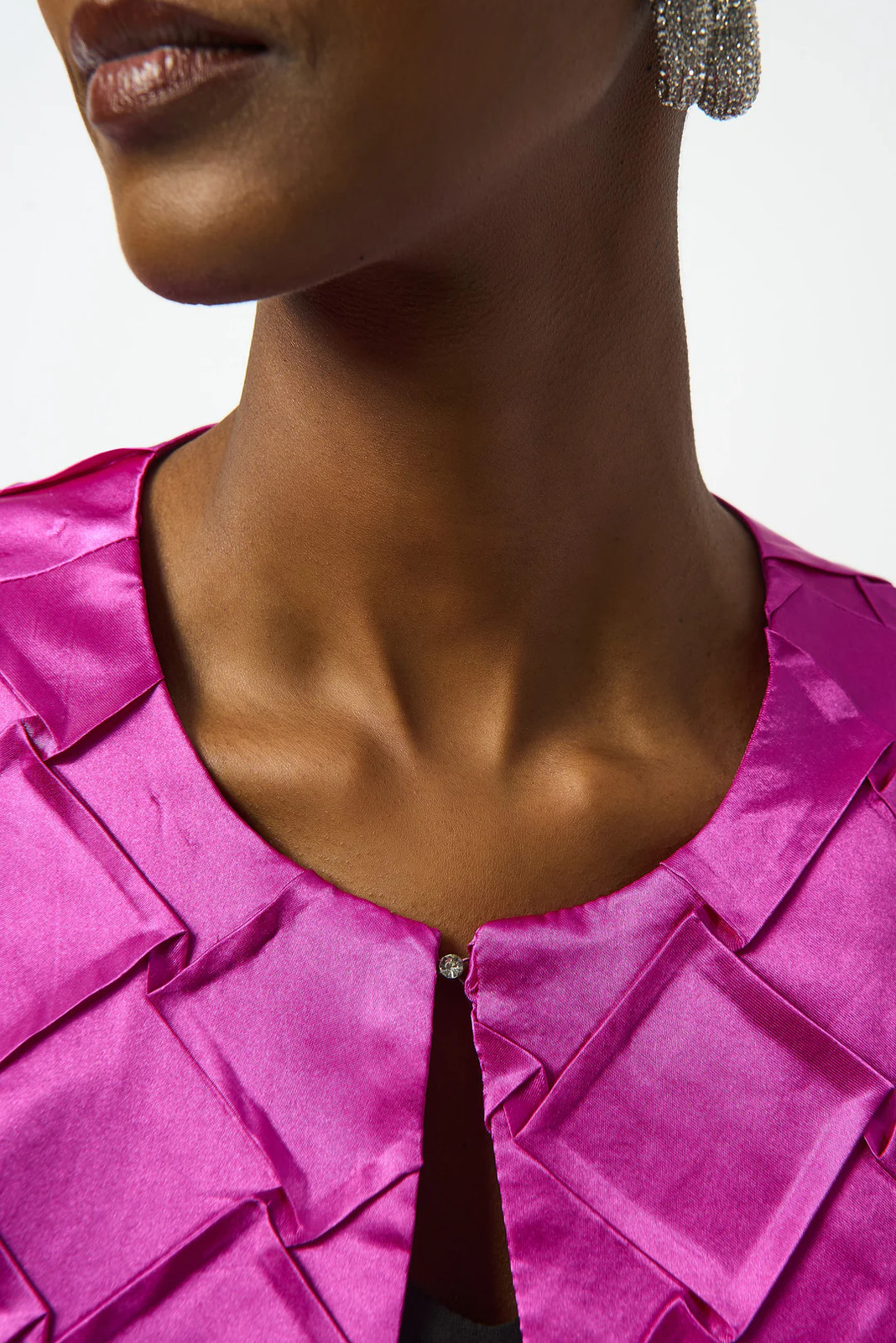 Joseph Ribkoff Cosmos Textured Crew Neck Jacket 253997 gallery