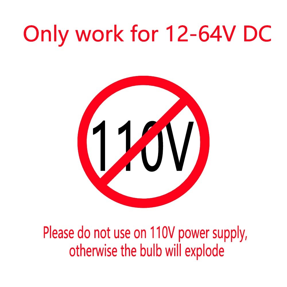 KONPWAY 12V Low Voltage LED Light Bulbs - Daylight 7W(Only for 12-36V), Pack ... gallery