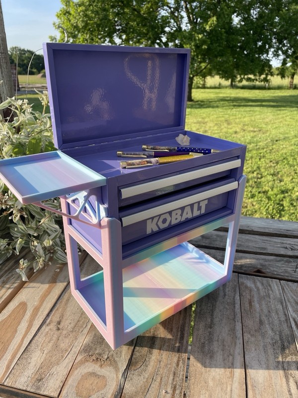 Kobalt Mini Toolbox Cart & Side Tray Custom Base Mini Tool Cart only NO TOOLBOX gallery