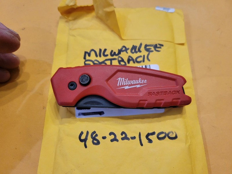 MILWAUKEE FASTBACK FOLDING KNIFE MODEL # 48-22 1540 gallery