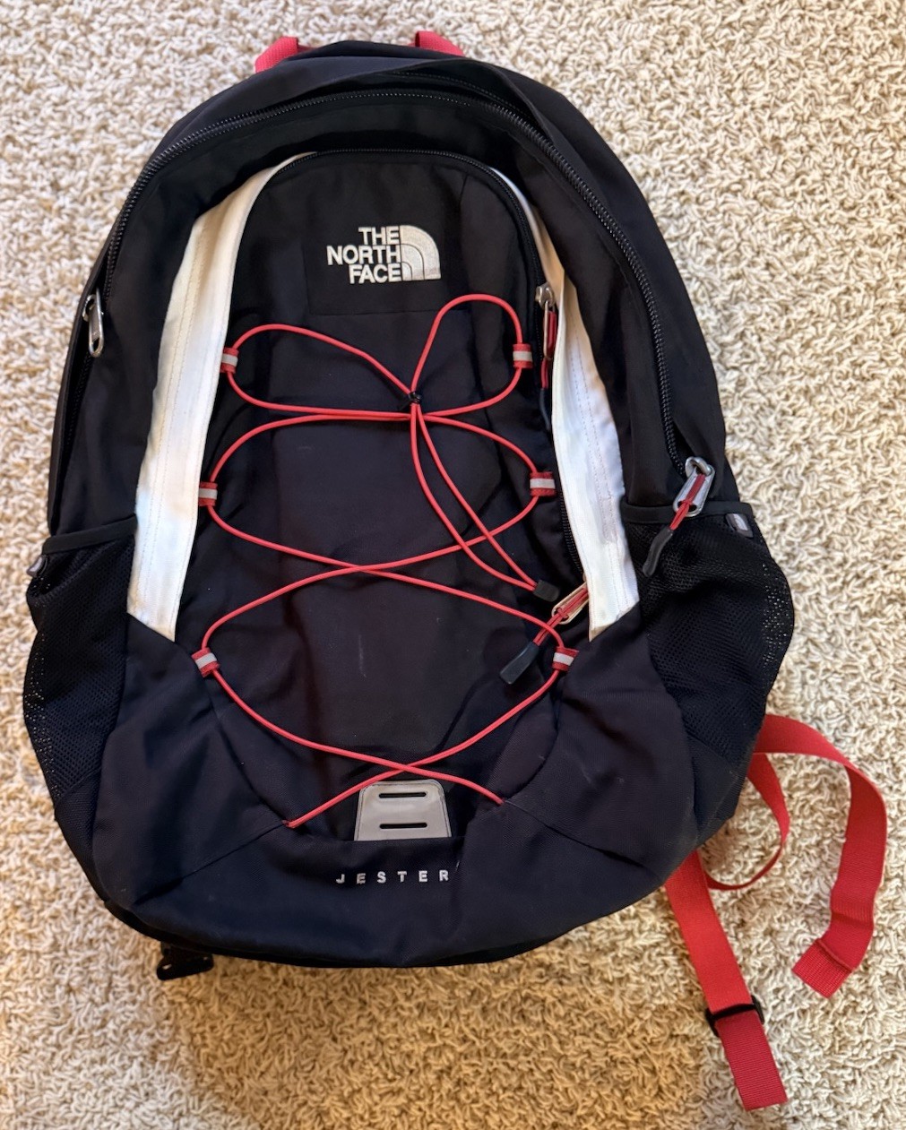 Northface Jester Black Backpack