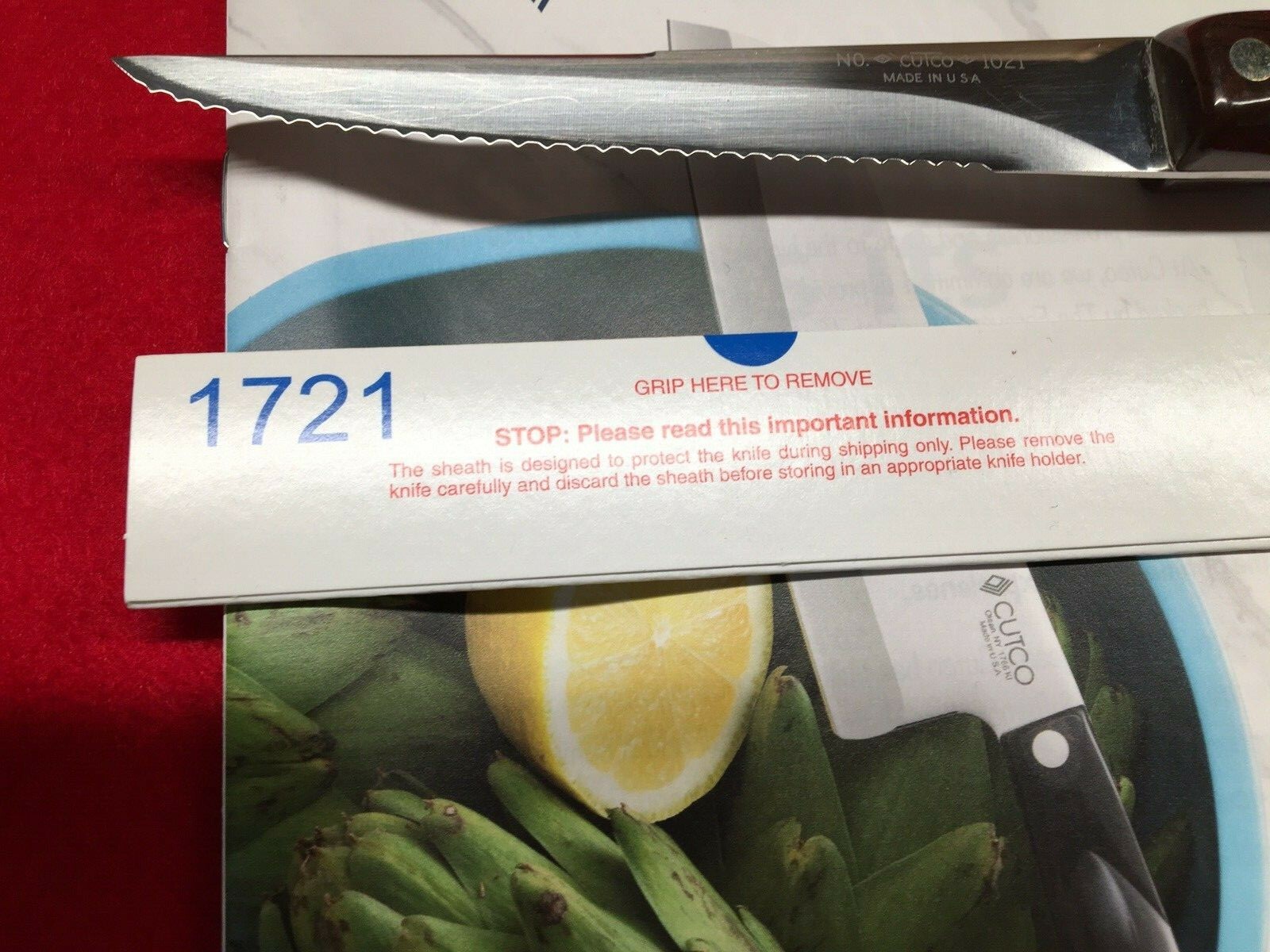 CUTCO 1021 DD Trimmer Knife Sharp! Factory Fresh! Classic/Brown 1721 Choose Qty gallery