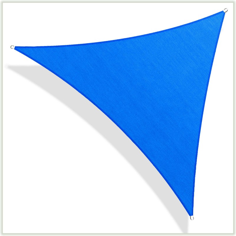 ColourTree Blue Custom Size Triangle Sun Shade Sail Canopy Fabric Outdoor Patio gallery