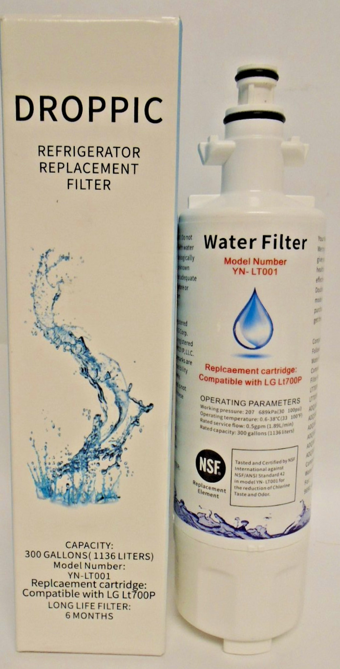 DROPPIC Refrigerator Water Filter YN-LT001 For LG & For Kenmore Select Models gallery