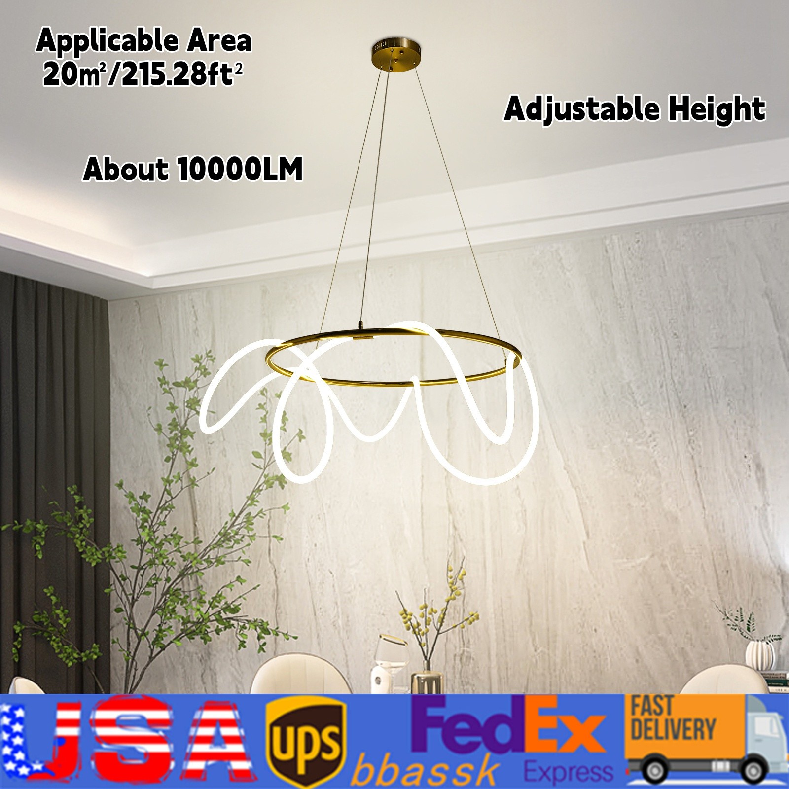 Contemporary Chandeliers Modern Dining Room Lighting Fixtures Adjustable Height gallery