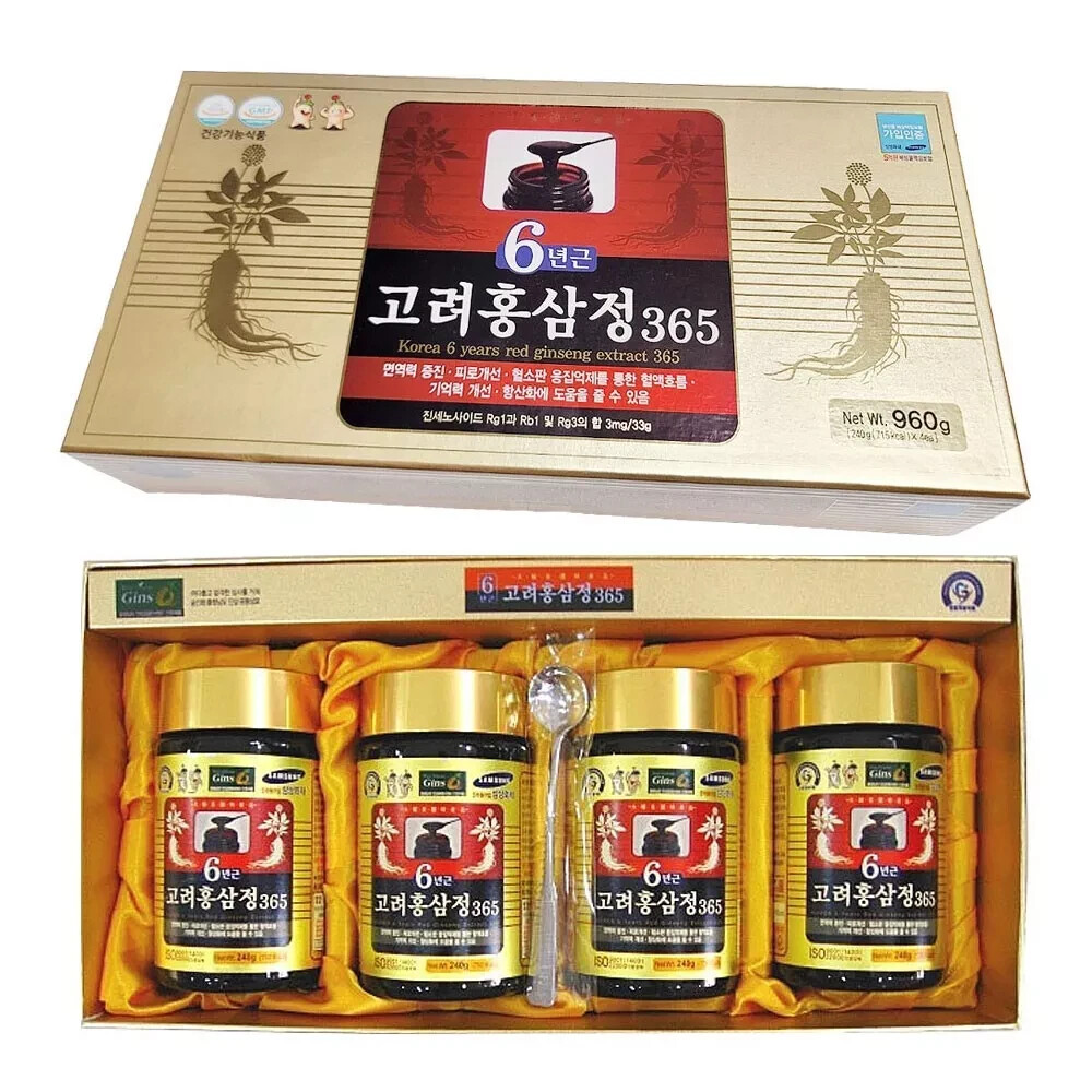 [Express] Korean 6 Years Red Ginseng Extract 365, 240g x 4ea Red Ginseng Tea gallery