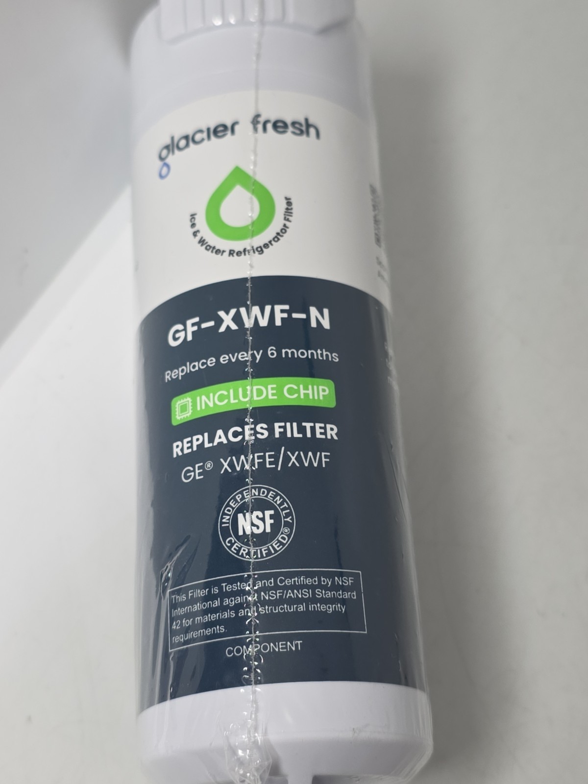 Glacier Fresh GF-XWF-N Replacement Water Filter W/Chip for filter GE XWFE/XWF. D gallery