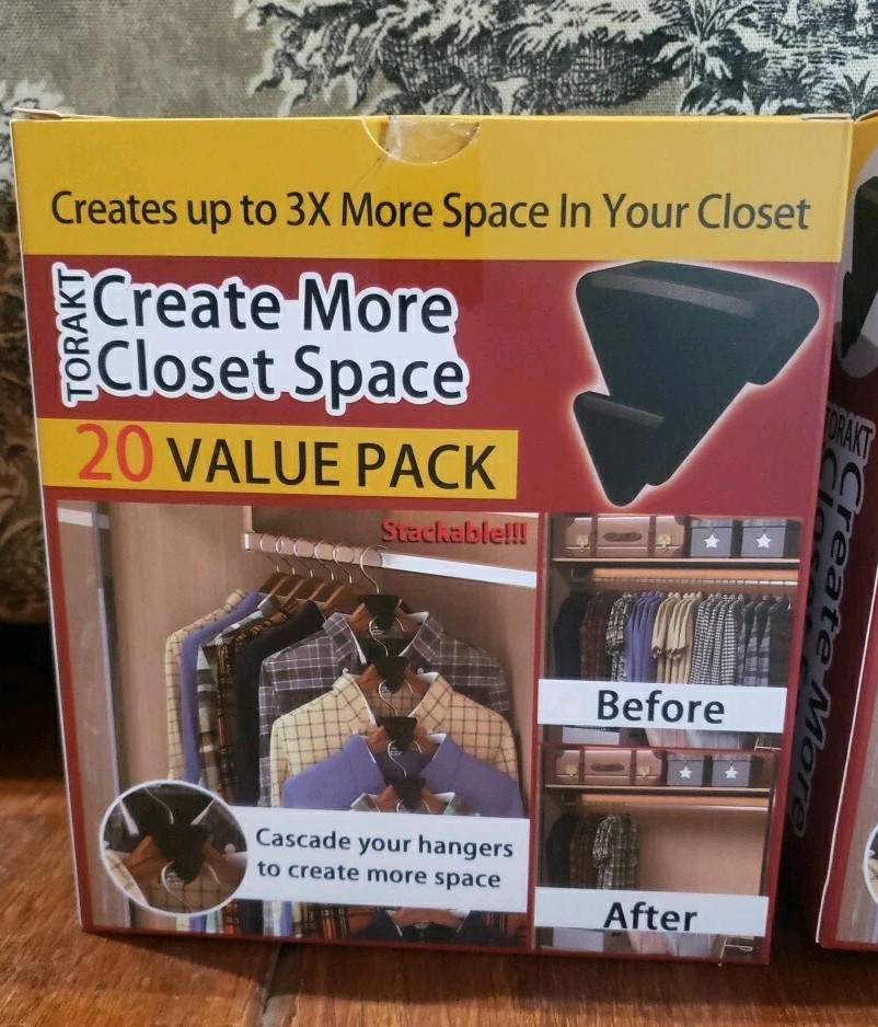 Torakt Create More Closet Space 40 Piece Total Value Pack BRAND NEW 2 Boxes gallery