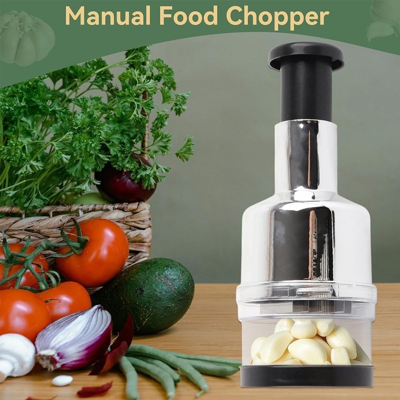 Vegetable Fruit Salad Hand Chopper Cutter Onion Garlic Food Slicer Dicer Peeler gallery