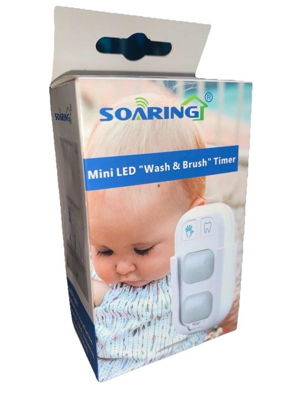 SOARING Wireless Battery Powered Timer 4 Kids 2 Min Brush, 20 Sec Hand Wash A10 gallery