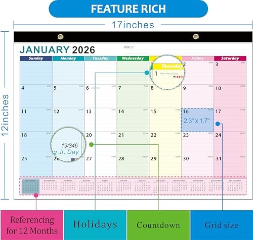 2026 Desk Calendar, Wall Calendar 2026-2027 OSF(January 2026 to June 2027) gallery