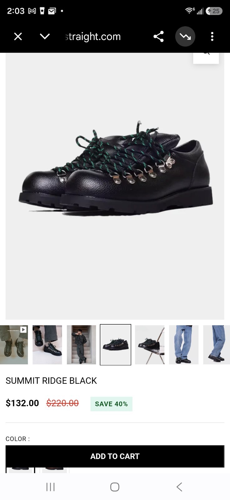 Paper Strength Summit Ridge Black US  9.5 2