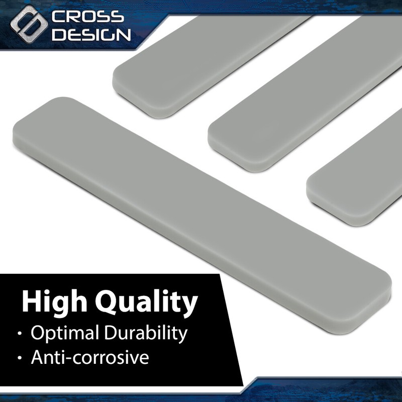 Light Gray Composite Decking boards End Cap Set (4 pcs in One Package) 5.5” gallery