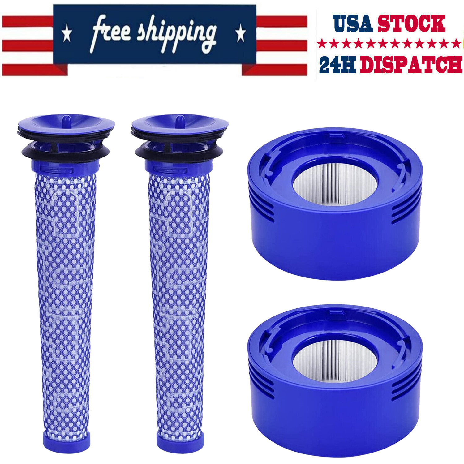 Replacement Hepa Motor Filter For Dyson V7 V8 Animal Absolute Vacuum Cordless gallery
