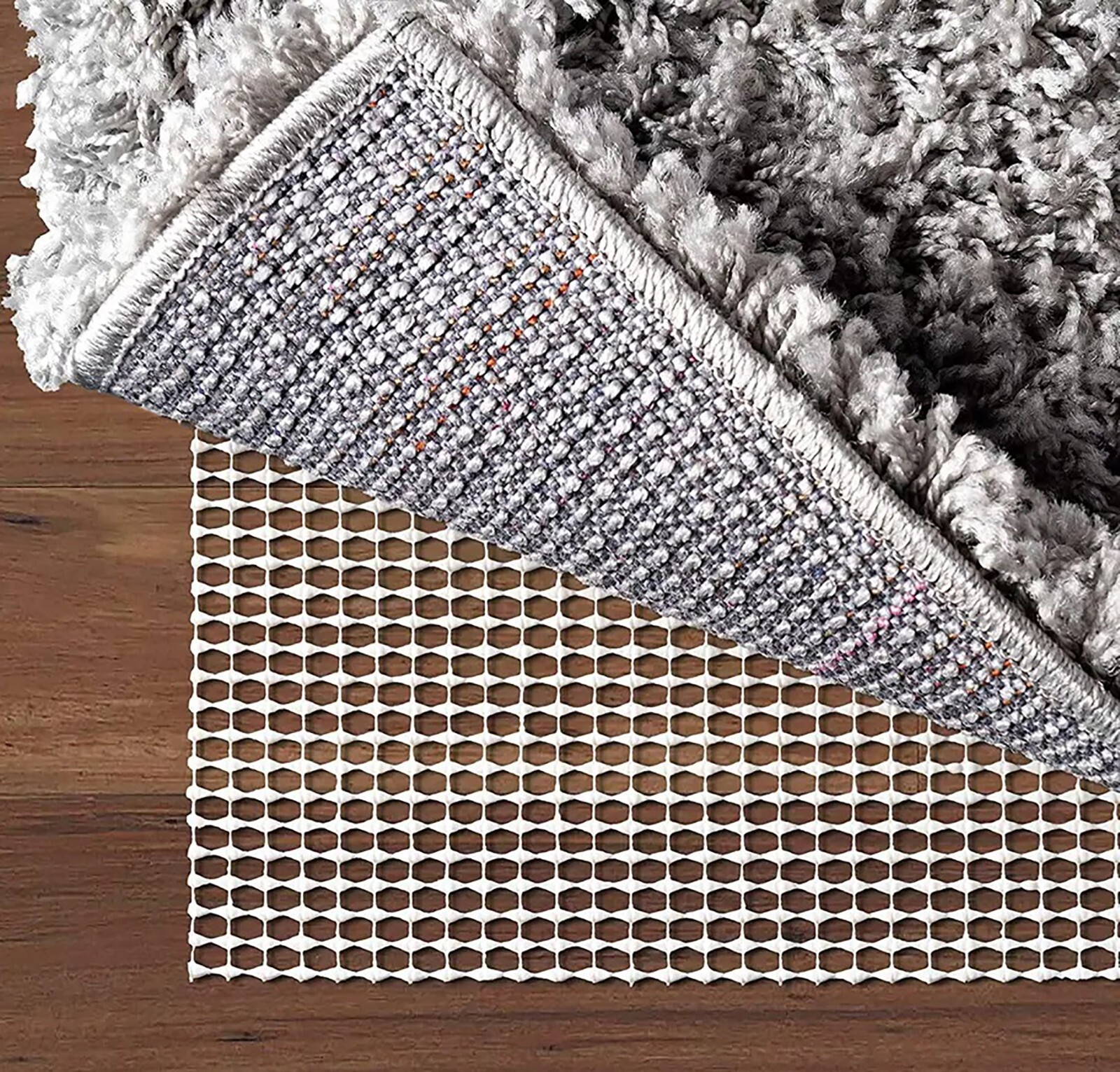 Strong Grip Non-Slip Area Rug Pad (Thickness of 0.125") No Sliding No Moving Rug gallery