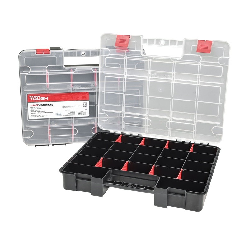 Stackable Organizer W/ 17 Compartments Customizable Dividers Small Parts Storage gallery