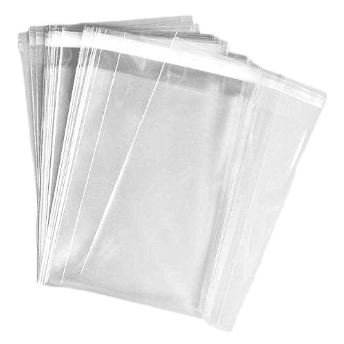 200 Clear Resealable Reclosable Self Adhesive Seal Lip & Tape Poly Cello Bags gallery