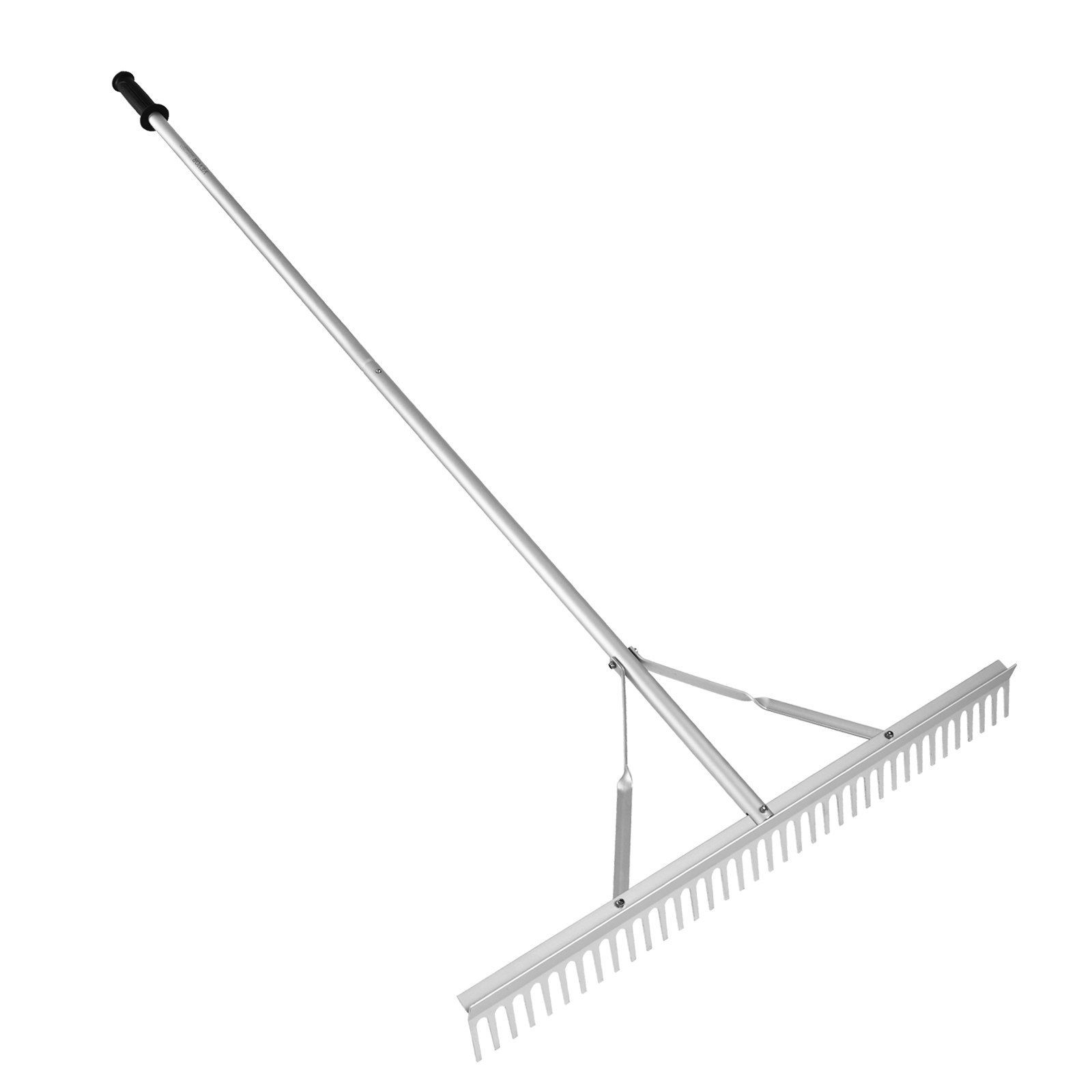 Corrosion Resistant 36in Aluminum Rake with 75in Handle for Pond Use gallery
