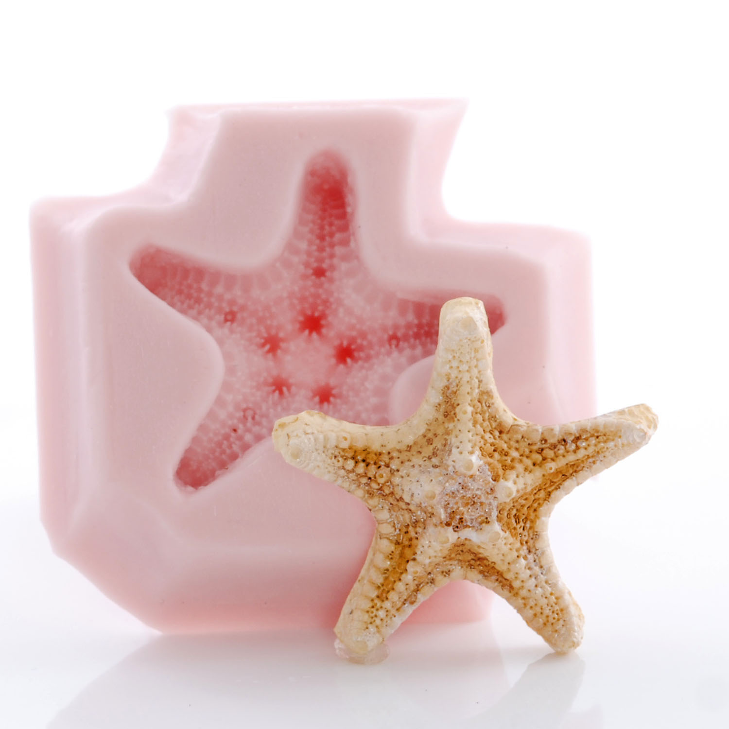 Knobby Starfish Silicone Mold Polymer Clay Resin Mints Candy Fondant Mould (883 gallery
