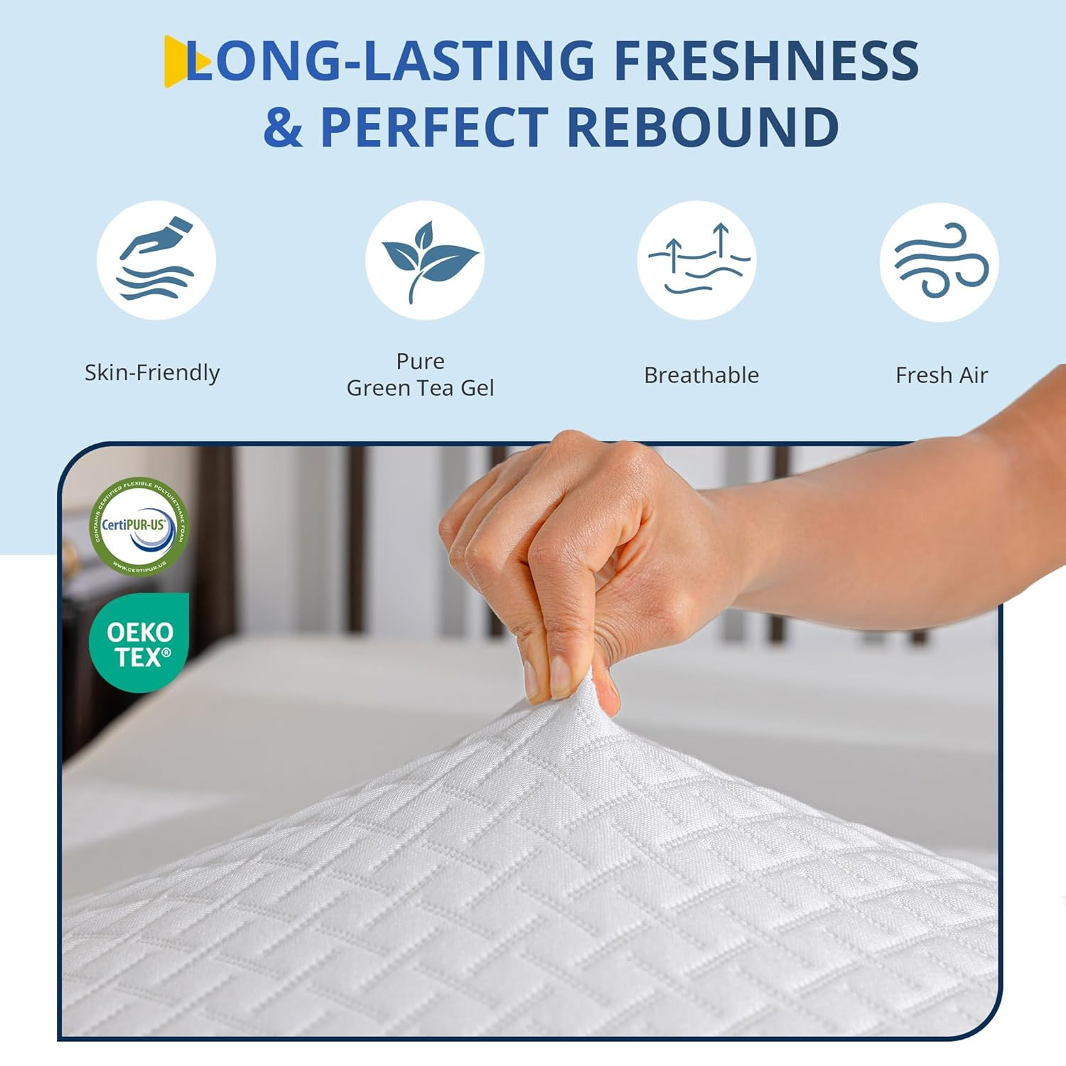 White GT 12-Inch Full Mattress for Comfort and Support gallery
