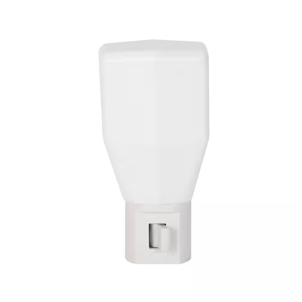 3.28 in. Plug-In Manual On/Off Switch Incandescent Warm White Night Light 1-Pack gallery