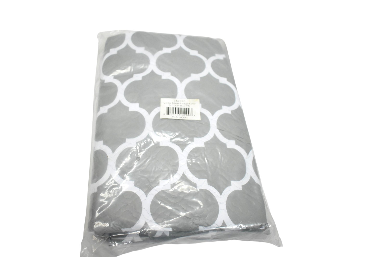 Fox Valley Traders Trellis Pattern Quilted Lounge Cover, 64" L x 33" H x 37" W gallery