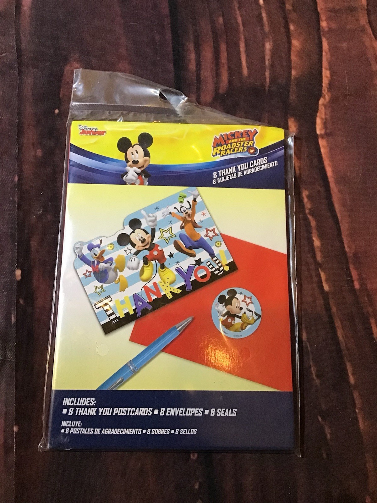 Disney Junior Mickey And The Roadster Racers 8 Thank You Cards -New gallery