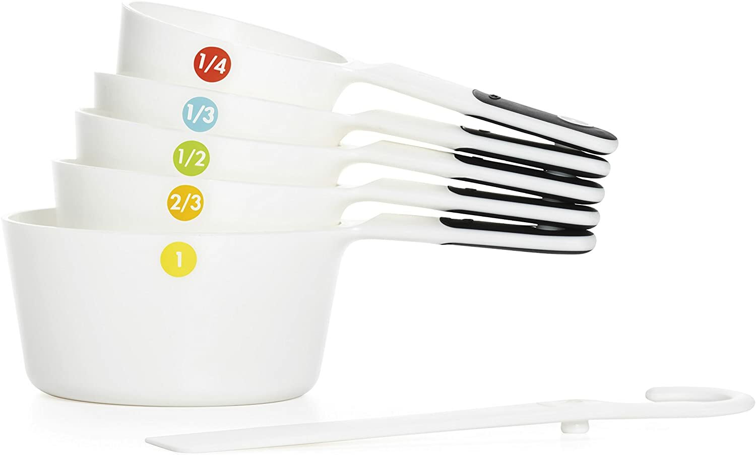 OXO Good Grips 6 Piece White Measuring Cups Set - Plastic - Dishwasher Safe gallery