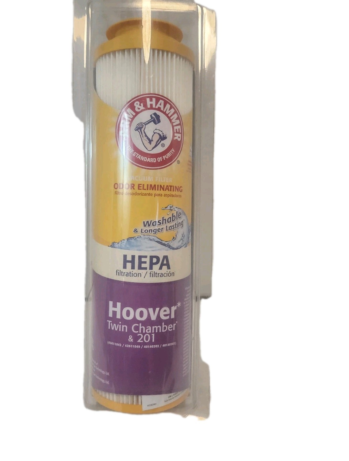 Arm & Hammer Hepa Filter Hoover Twin Chamber & 201 62653F New gallery