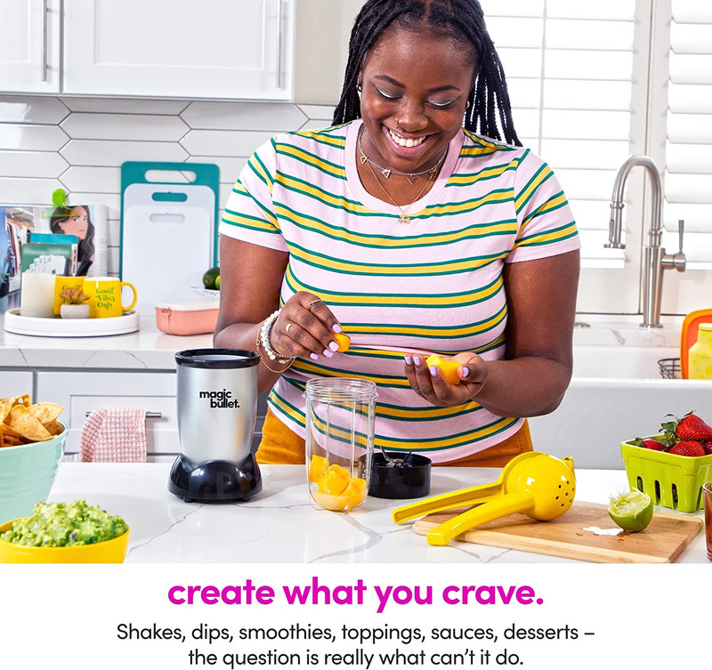 Compact Silver Blender Set with 11 Essential Accessories gallery
