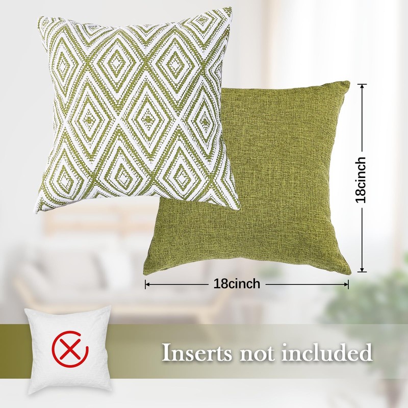 THROW PILLOW COVERS Geometric Decorative Sofa Couch Square Cushion Cover HPUK gallery