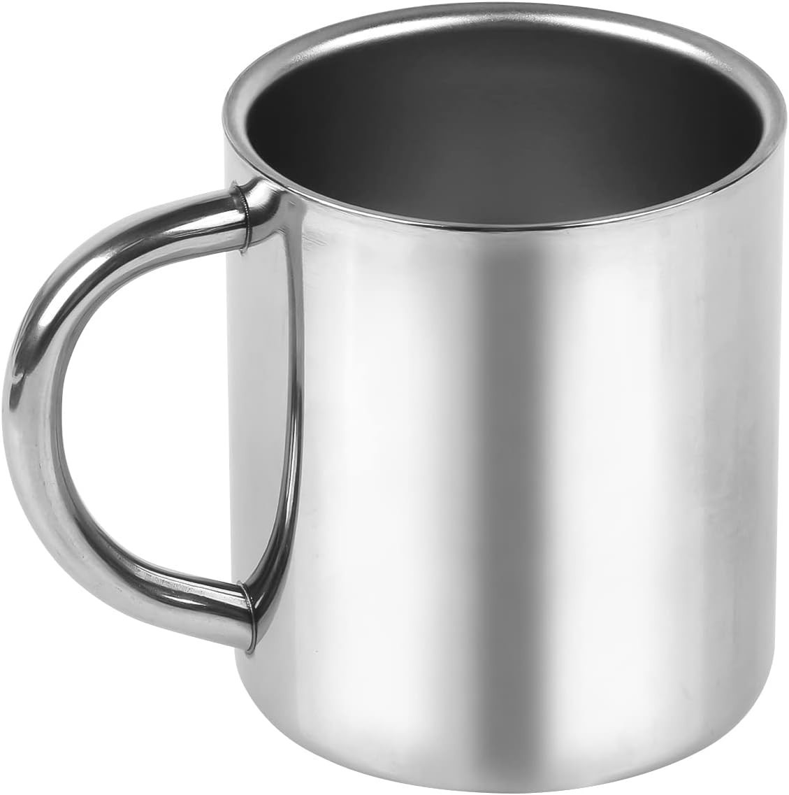 7Oz / 210Ml Mug, Double Walled Coffee Mug with Handle, Stainless Steel Shatterpr gallery