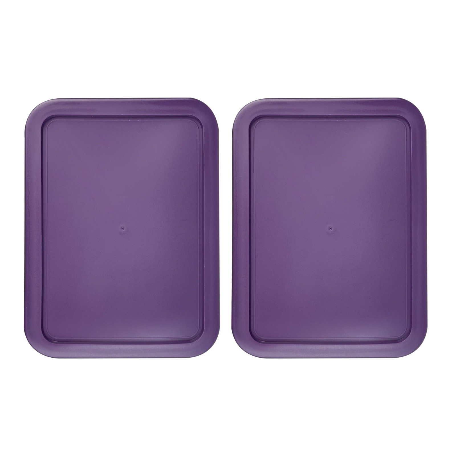 Replacement Lids for Pyrex 7210-PC 3-Cup Rectangle Purple 5.75x7.75" 2-Pack gallery