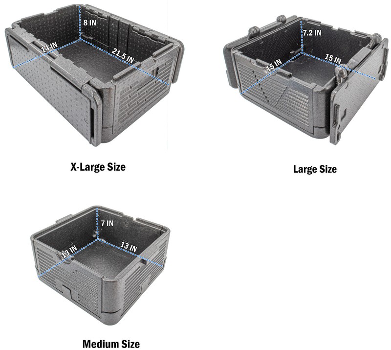Cooling Chilling Collapsible Cooler Chest Box Insulated Foldable Portable XLarge gallery