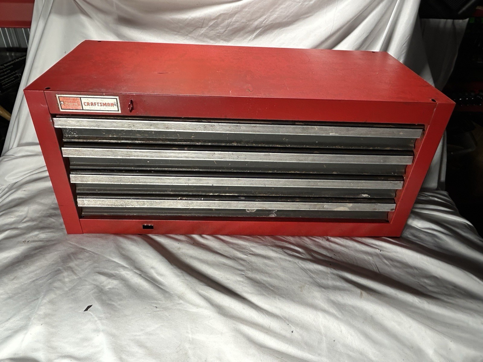 Craftsman 4 Drawer Intermediate Chest Middle Tool Box USA No Key Please Read! gallery