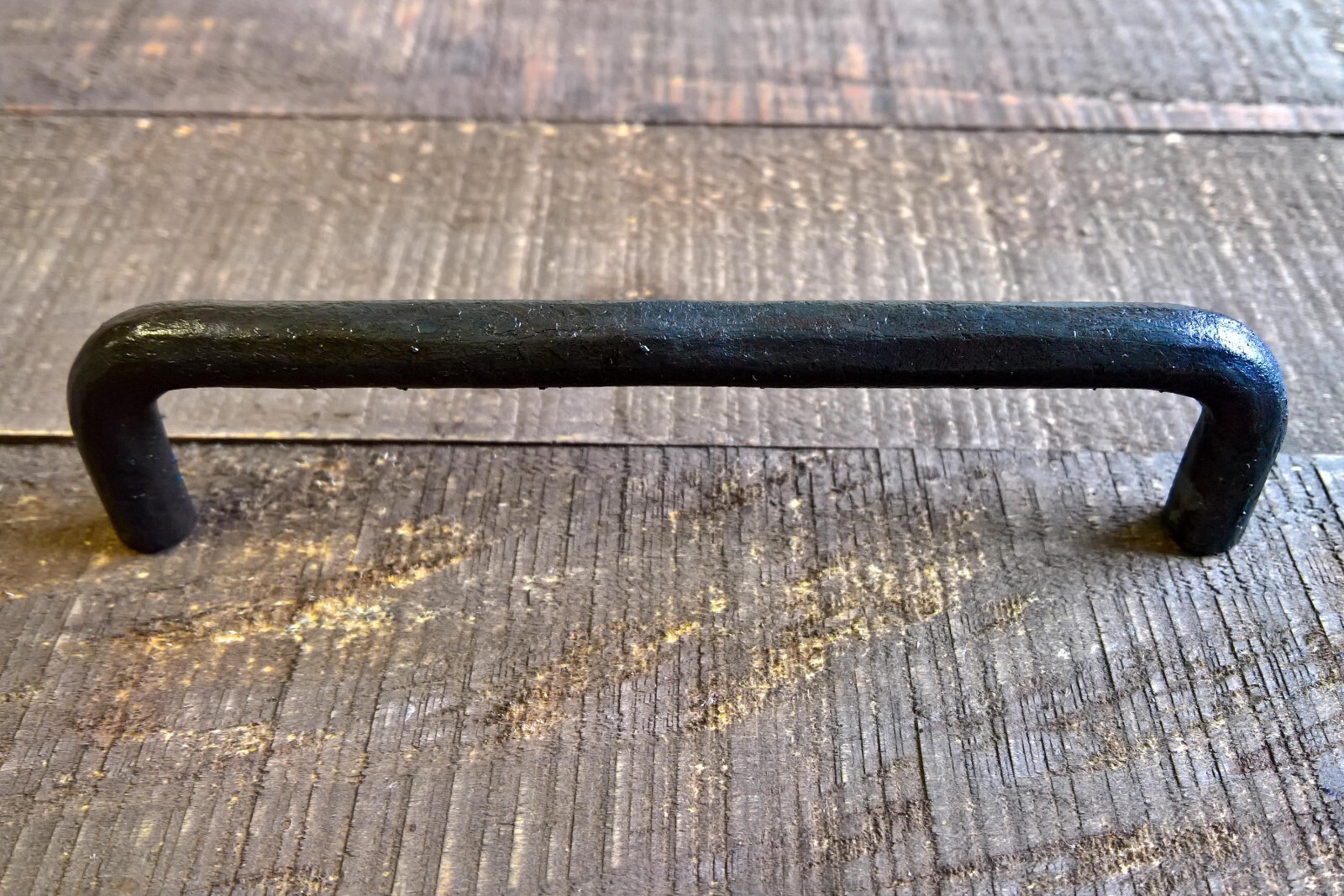 Handcrafted Cabinet Pull, Dresser Handle, Steel Furniture Pull, Forged Handle gallery