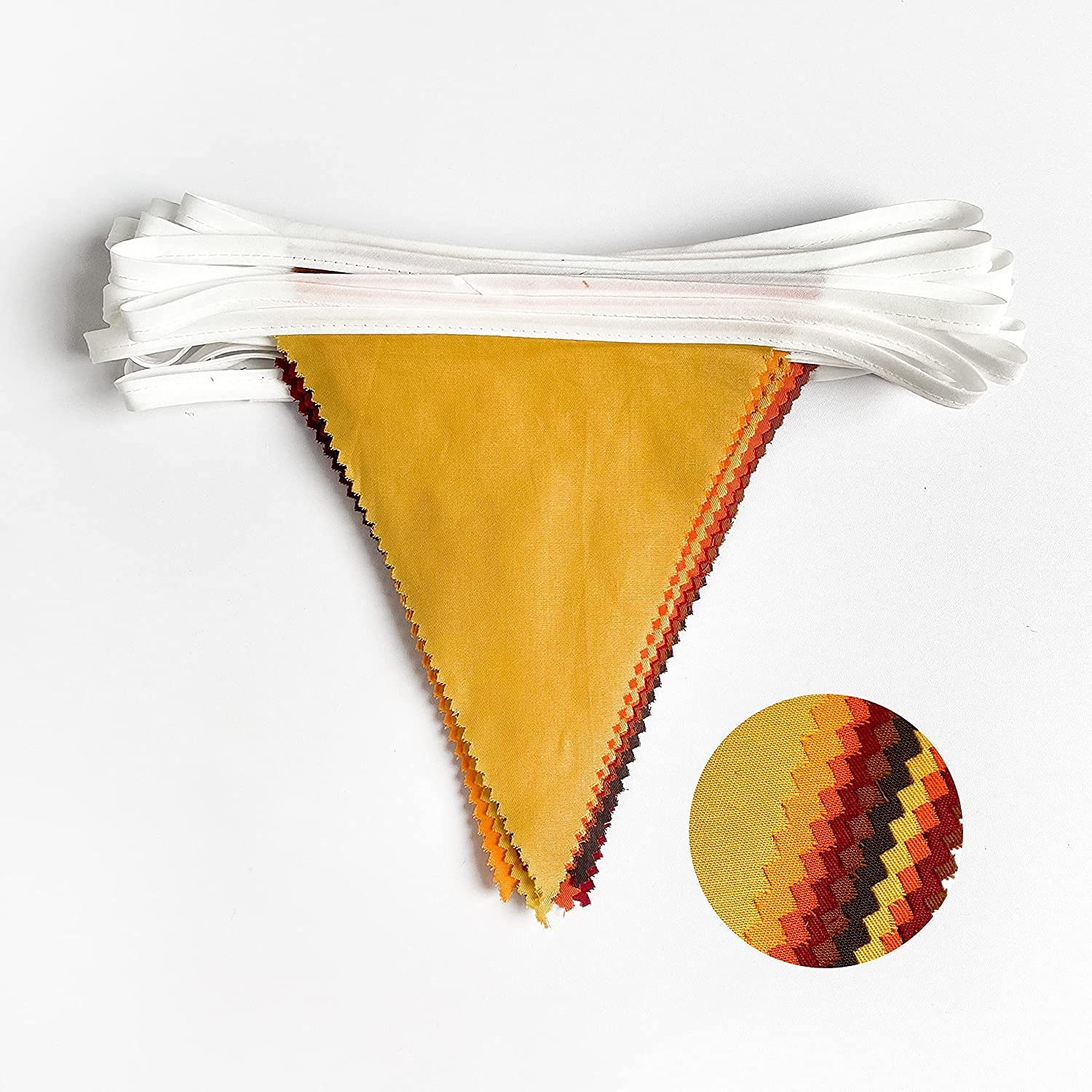 10M/32.8Ft Fall Bunting Banner Party Decoration Fabric Pennant gallery