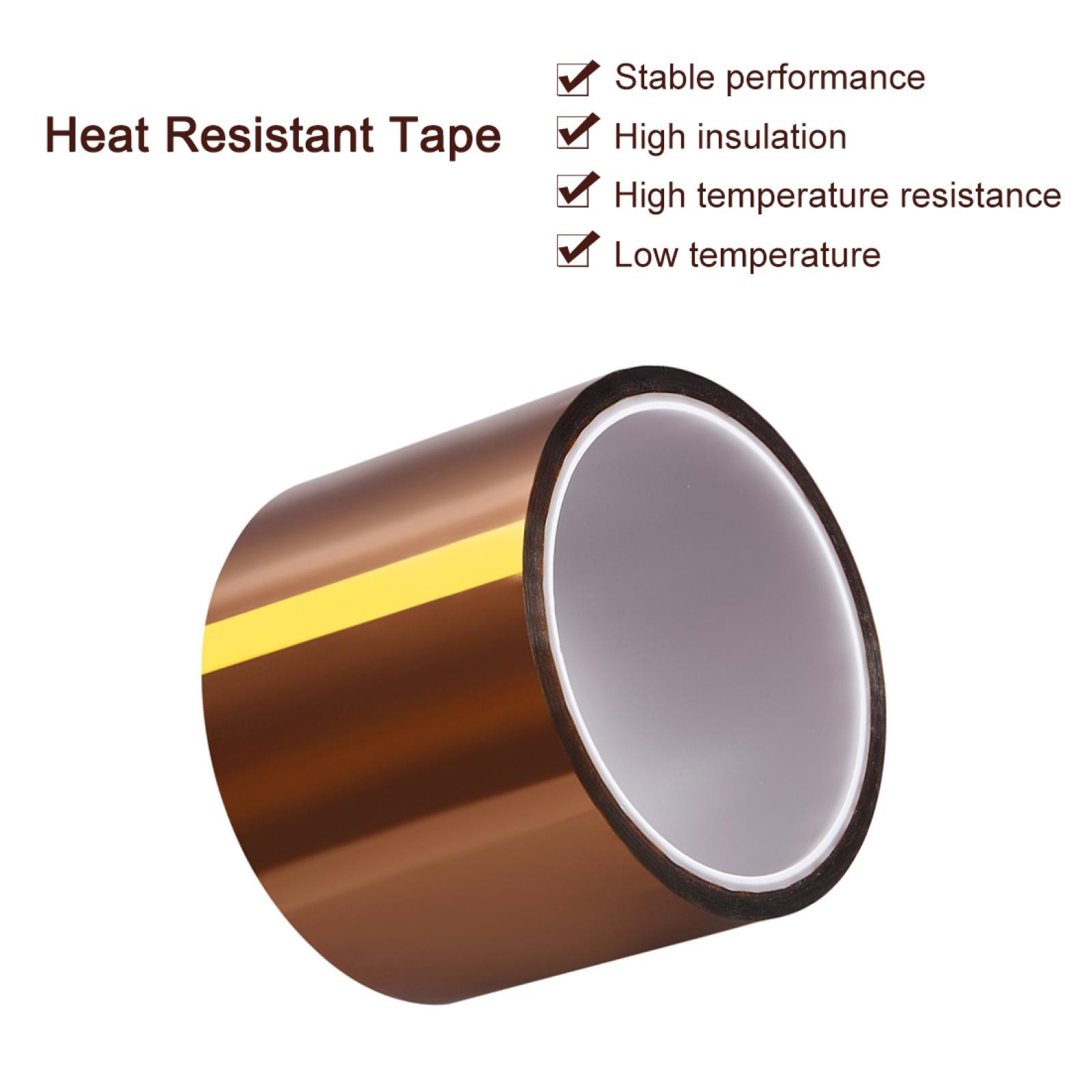 Heat Resistant Polyamide Adhesive Tape Film 70mm x 27m (88ft) gallery