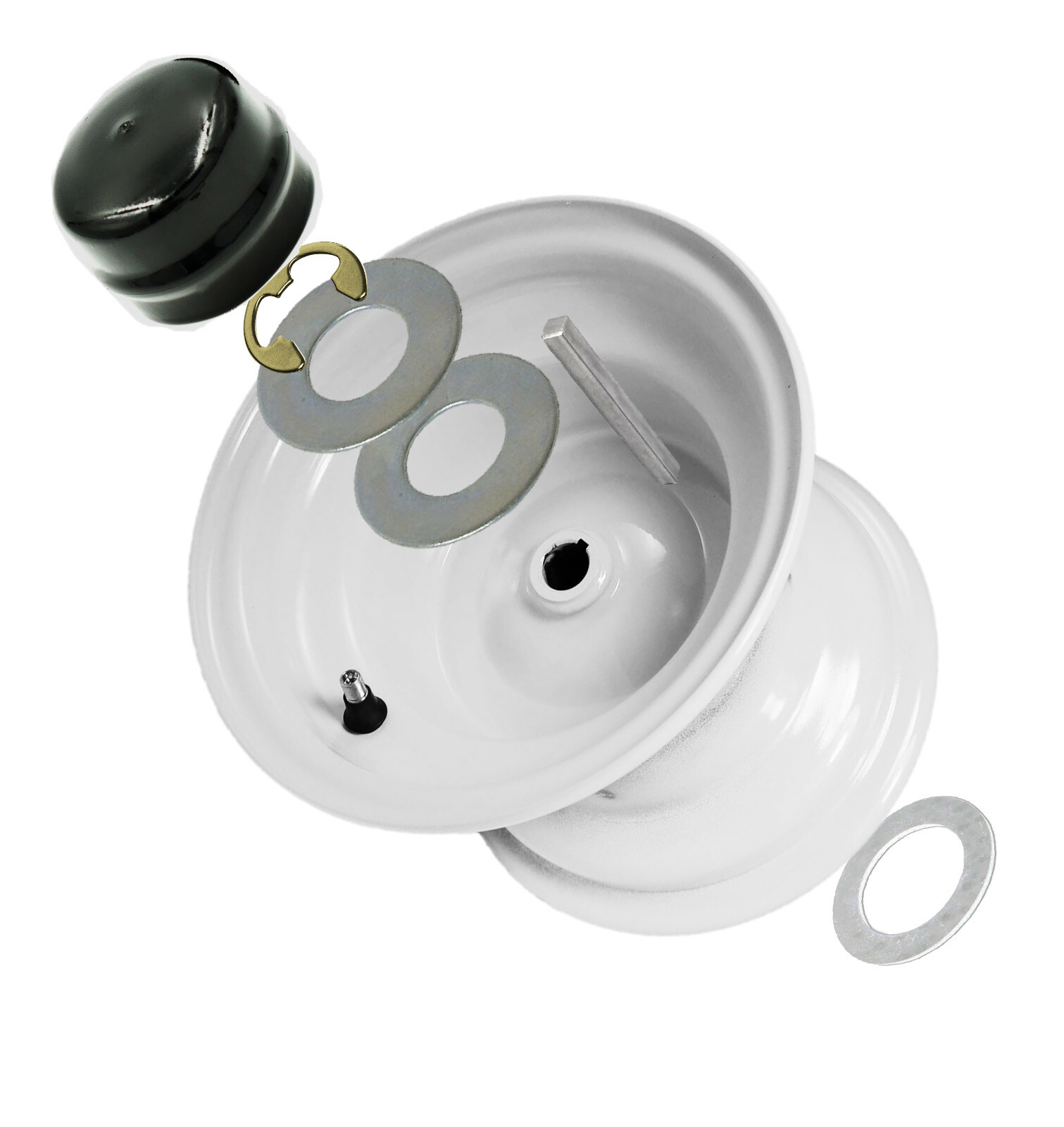 Rear Wheel Key & Hardware Kit for Craftsman Husqvarna GTH LGT LGTH YTH Series gallery