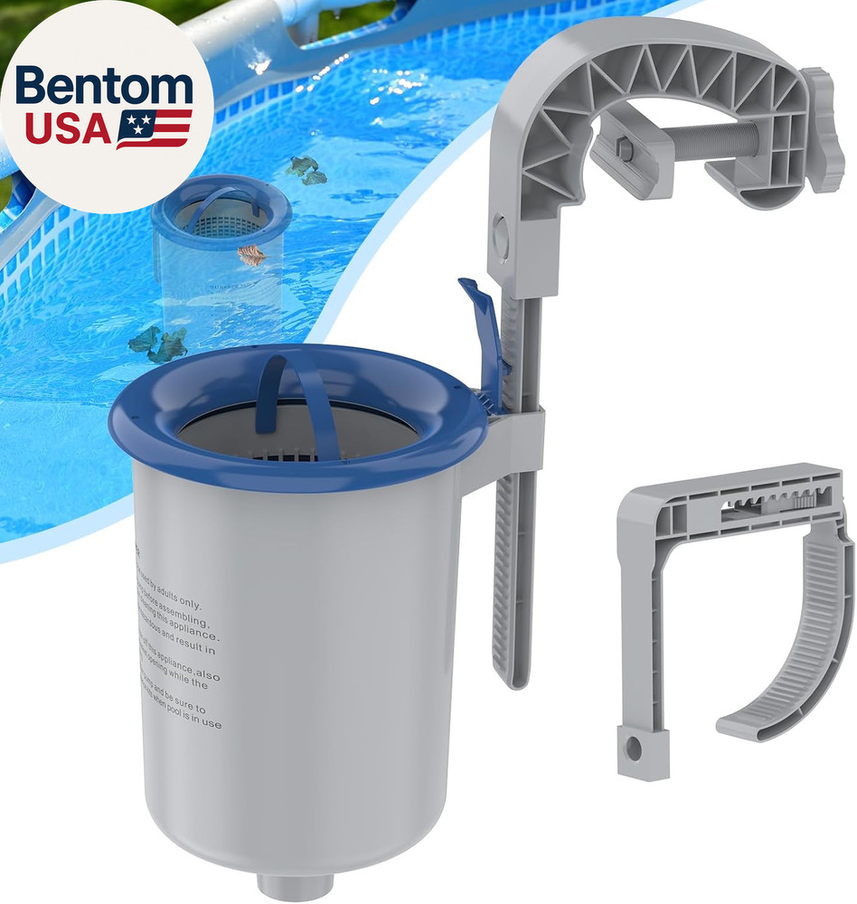 above Ground Pool Surface Skimmer, Wall Mount Pool Maintenance Accessories for I
