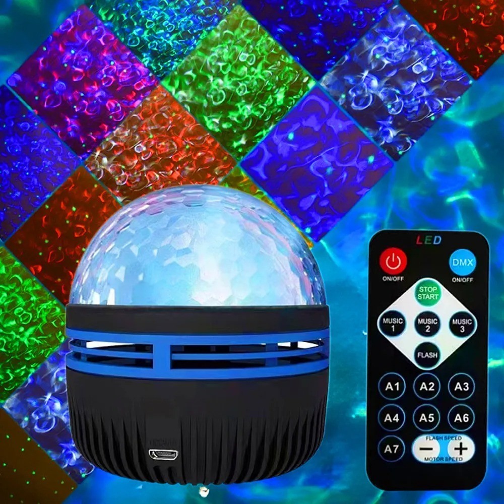 LED Galaxy Projector Starry Sky Night Light Aurora Lamp Remote USB Decor gallery