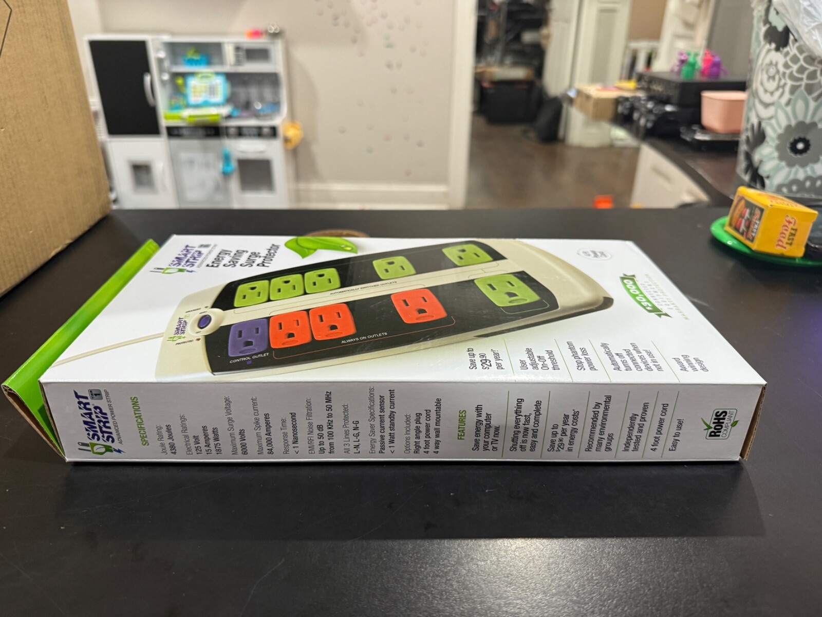 *NEW* BITS Ltd. Smart Strip Energy Saving Surge Protector LCG-3MVR gallery