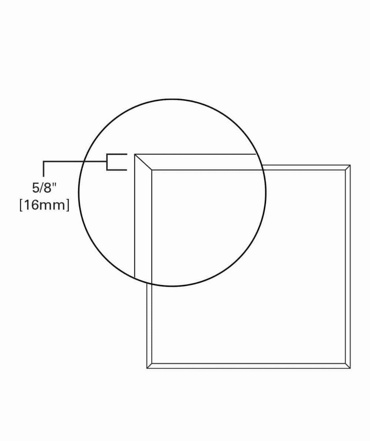 Metalux 22GPT3040R Prismatic LED Panel Dedicated 4000K CCT 3500 Lumens, 2X2, Wh gallery