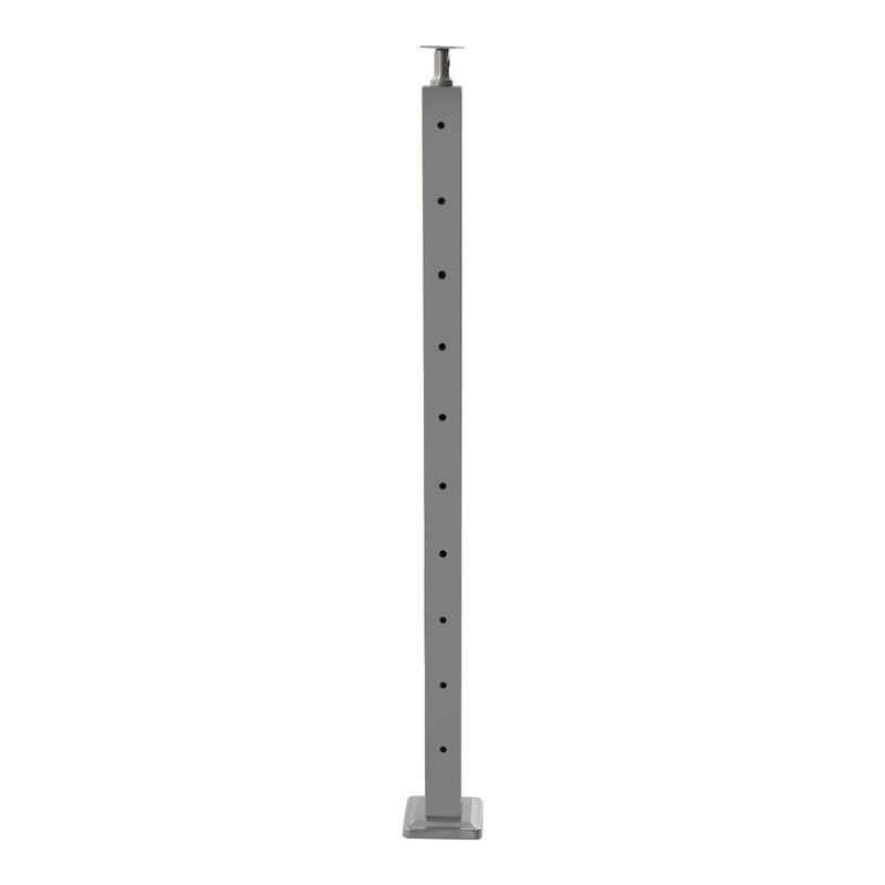 42 Inch Modern Cable Railing Post Adjustable Outdoor Deck Handrail Railing 0-90° gallery