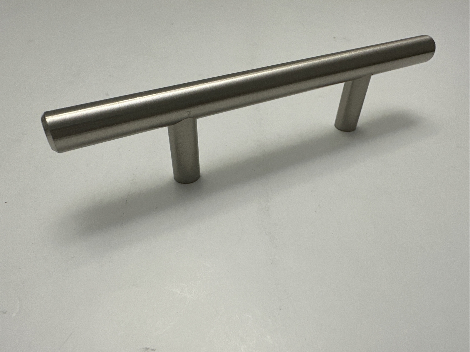 Jamison Collection J224-SN Contemporary Bar Cabinet Drawer Pull 6"L 3" centers gallery