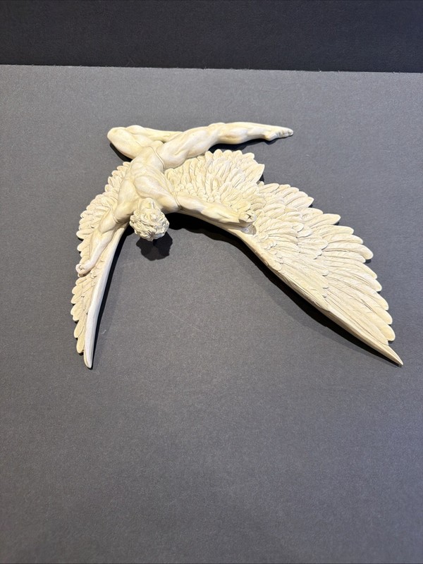 Design Toscano Icarus Winged Man Wall Sculpture 11” Greek Mythology Decor gallery