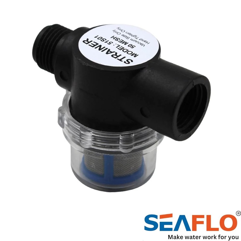 Water Pump Inline Strainer Filter 51S01 - 1/2" NPSM Inlet/Outlet - RV Replace... gallery